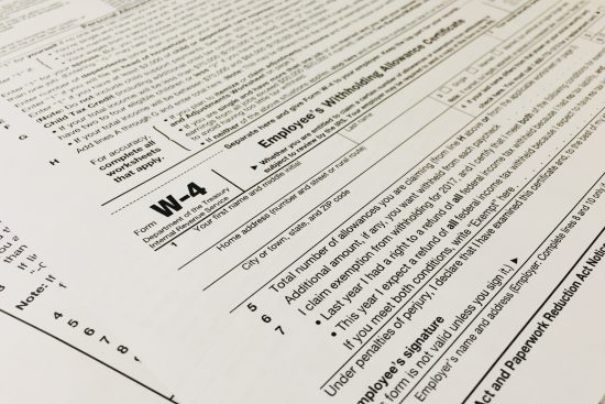 Form W-4 Withholding