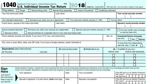 Meet the new 2018 Form 1040  Bacon and Gendreau